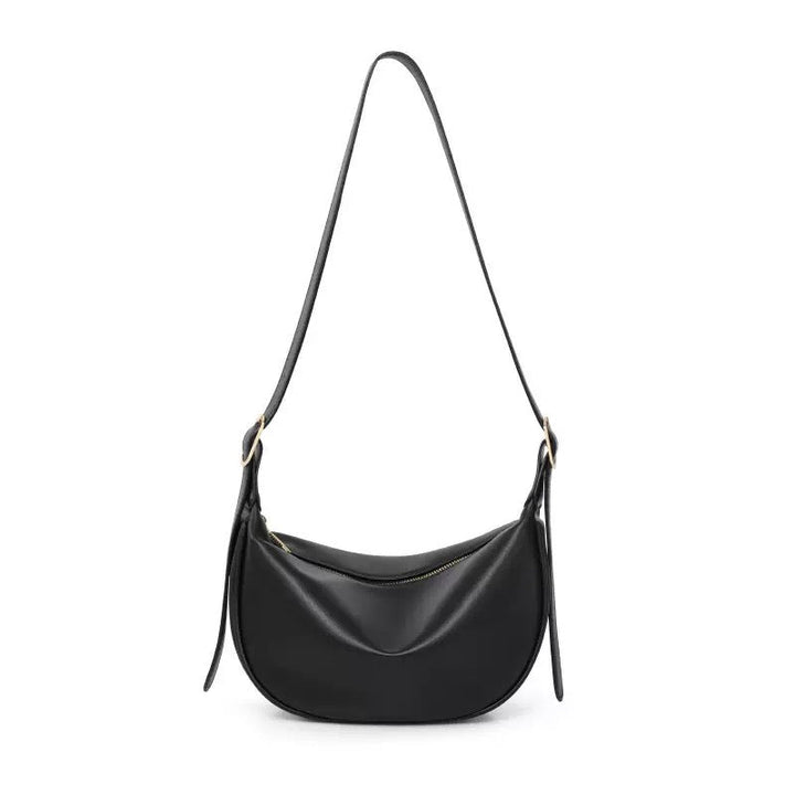 Women's Genuine Leather Underarm Bag - Large Capacity Crossbody Shoulder Bag for Spring Summer Commuting