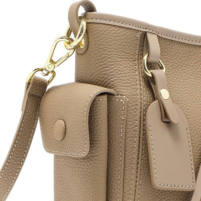 Women's Genuine Leather Stylish Versatile Large-Capacity Single-Shoulder Crossbody Bag