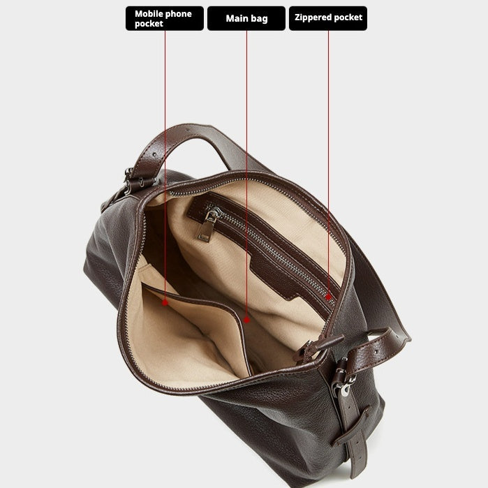 Women's High-End Retro Genuine Leather Shoulder Bag