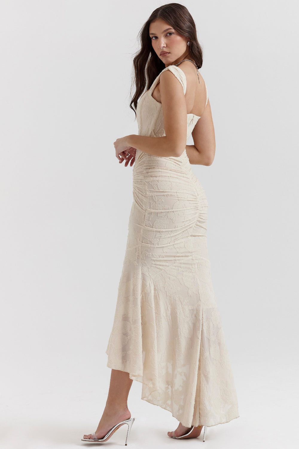 Victoria | Regal Draped Dress
