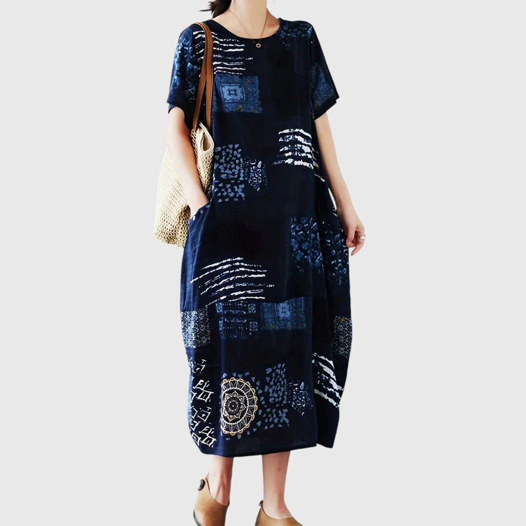 Andrea - Elegant Tummy Covering Maxi Dress