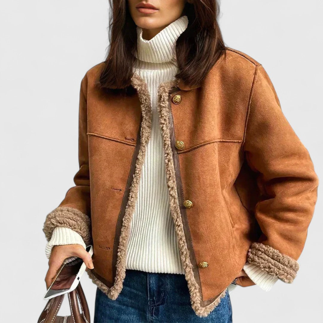 Rosalie - Stylish Buttoned Jacket