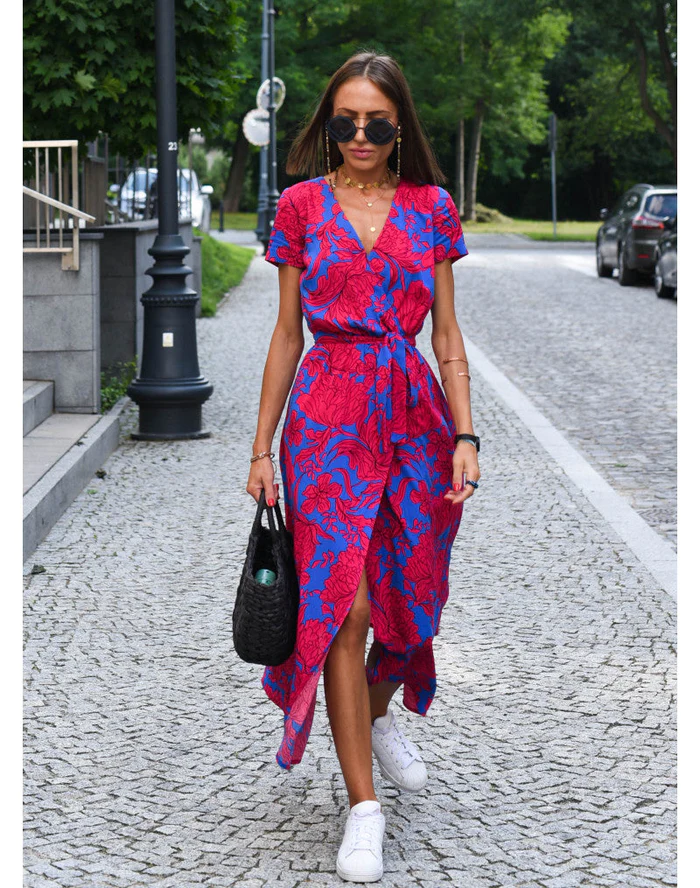 Sofia - Summer dress with floral pattern