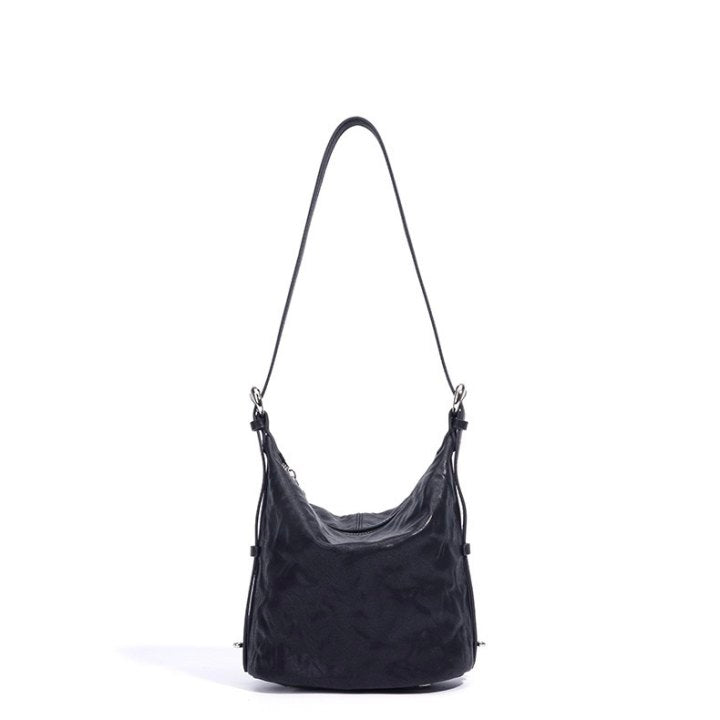 Women's Soft Genuine Leather Minimalist Crossbody Shoulder Bag