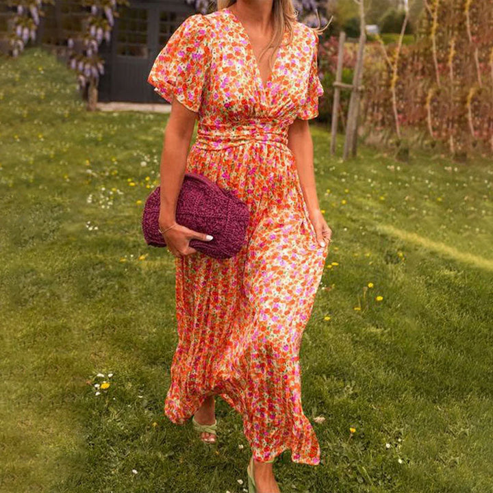 Emma - Classic V-Neck Dress